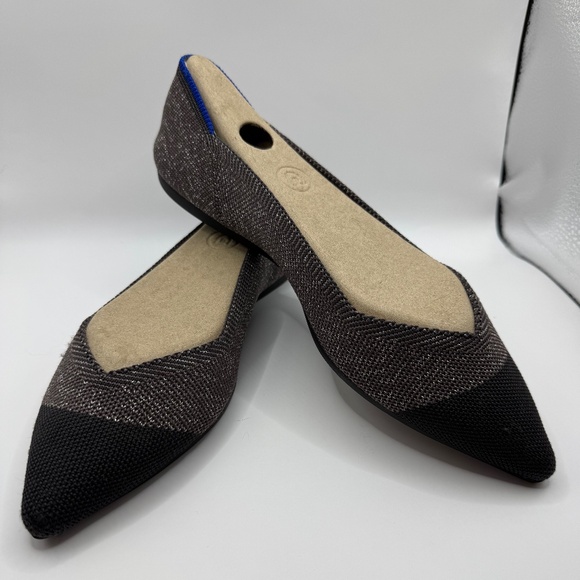 Rothys Metallic Captoe Point v1 Size 8 - Picture 1 of 5